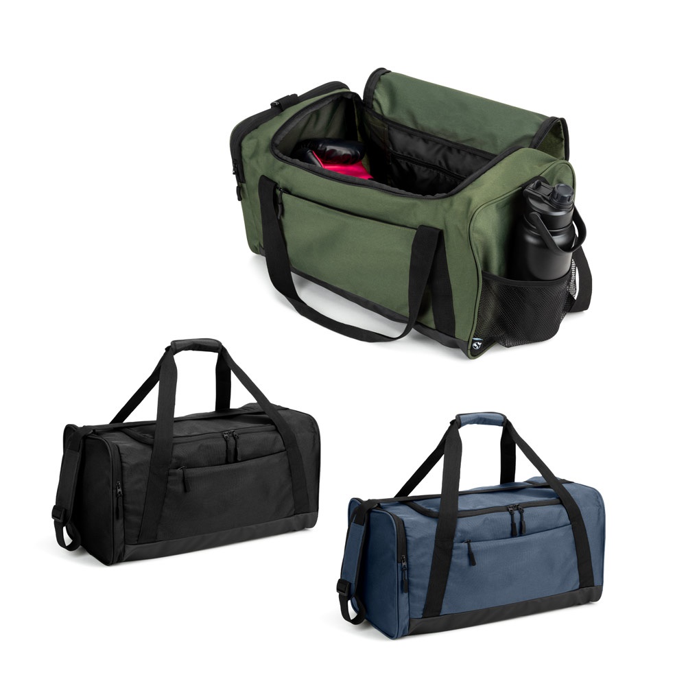 FARO. Sporttas gemaakt van gerecycled katoen en gerecycled polyester (380 g/m²)