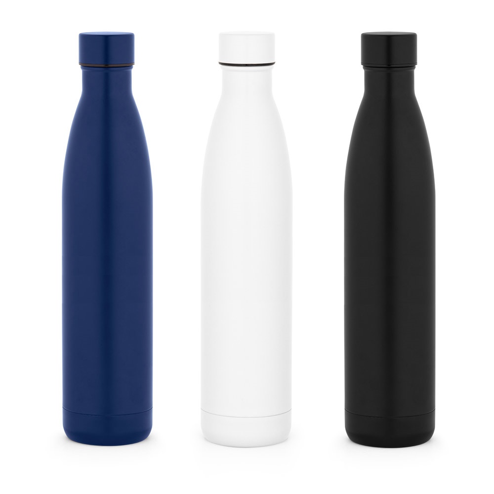 RE-BUFFON XL II. Dubbelwandige roestvrijstalen waterfles (90% gerecycled) 1L