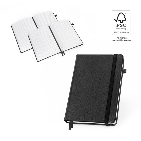 HEANEY. Water-based PU notebook with integrated monthly planner and lined pages.
