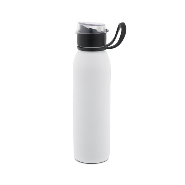 LEMIEUX. Roestvrijstalen sportwaterfles (90% gerecycled) 670 ml - 106 - Wit