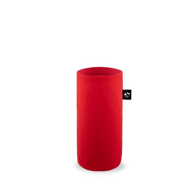 STOREY. Recycled felt sleeve (100% rPET) ideal for water bottles - 105 - Red