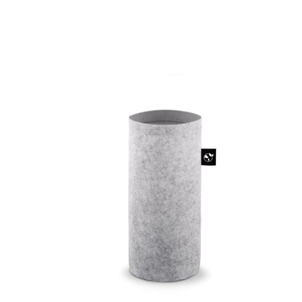 STOREY. Recycled felt sleeve (100% rPET) ideal for water bottles - 123 - Light gray