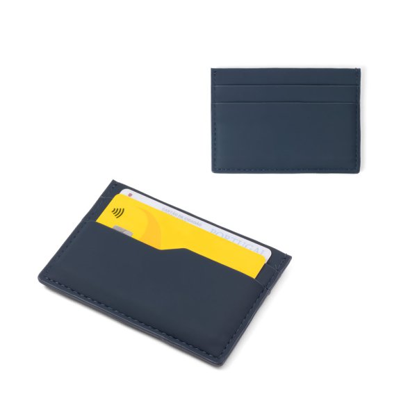 VENTURE WALLET. PU card holder for 5 cards with RFID protection.