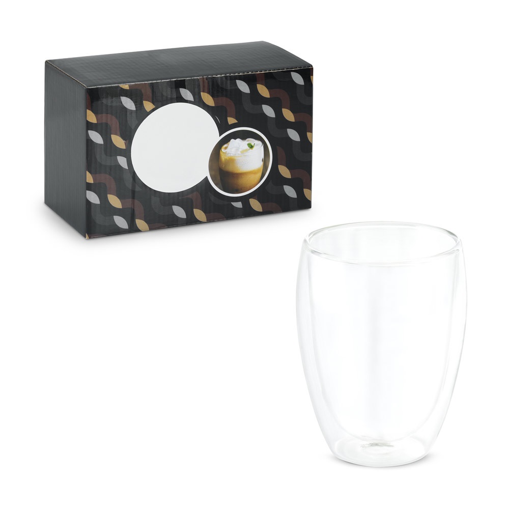 MACHIATO DUO. Set van 2 mokken van borosilicaatglas.