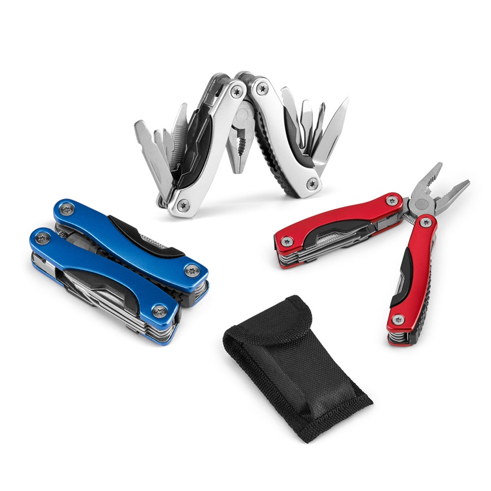 DUNITO. Mini multifunctionele vouwtang van roestvrij staal en aluminium.