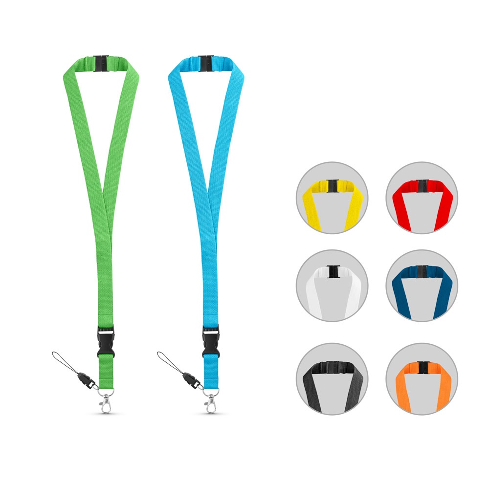 MURRAY. Polyester lanyard with metal snap hook.