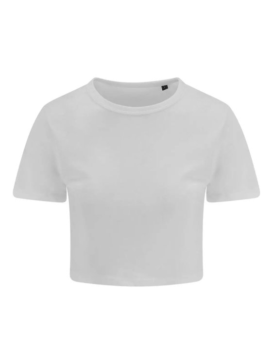 Women’s triblend crop T-shirt - WHT - White