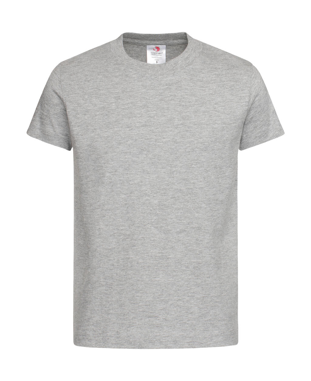 Kinder T-shirt van biologische makelij, klassiek model - GYH - Grijze heide