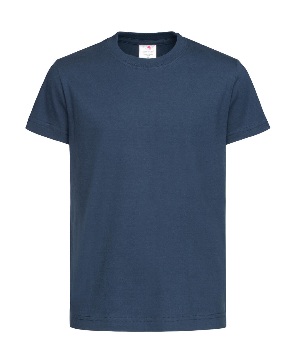 Kinder T-shirt van biologische makelij, klassiek model - Marine