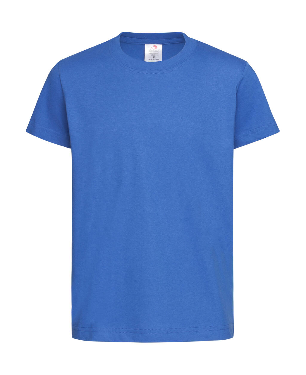 Kinder T-shirt van biologische makelij, klassiek model - Helder Koninklijk