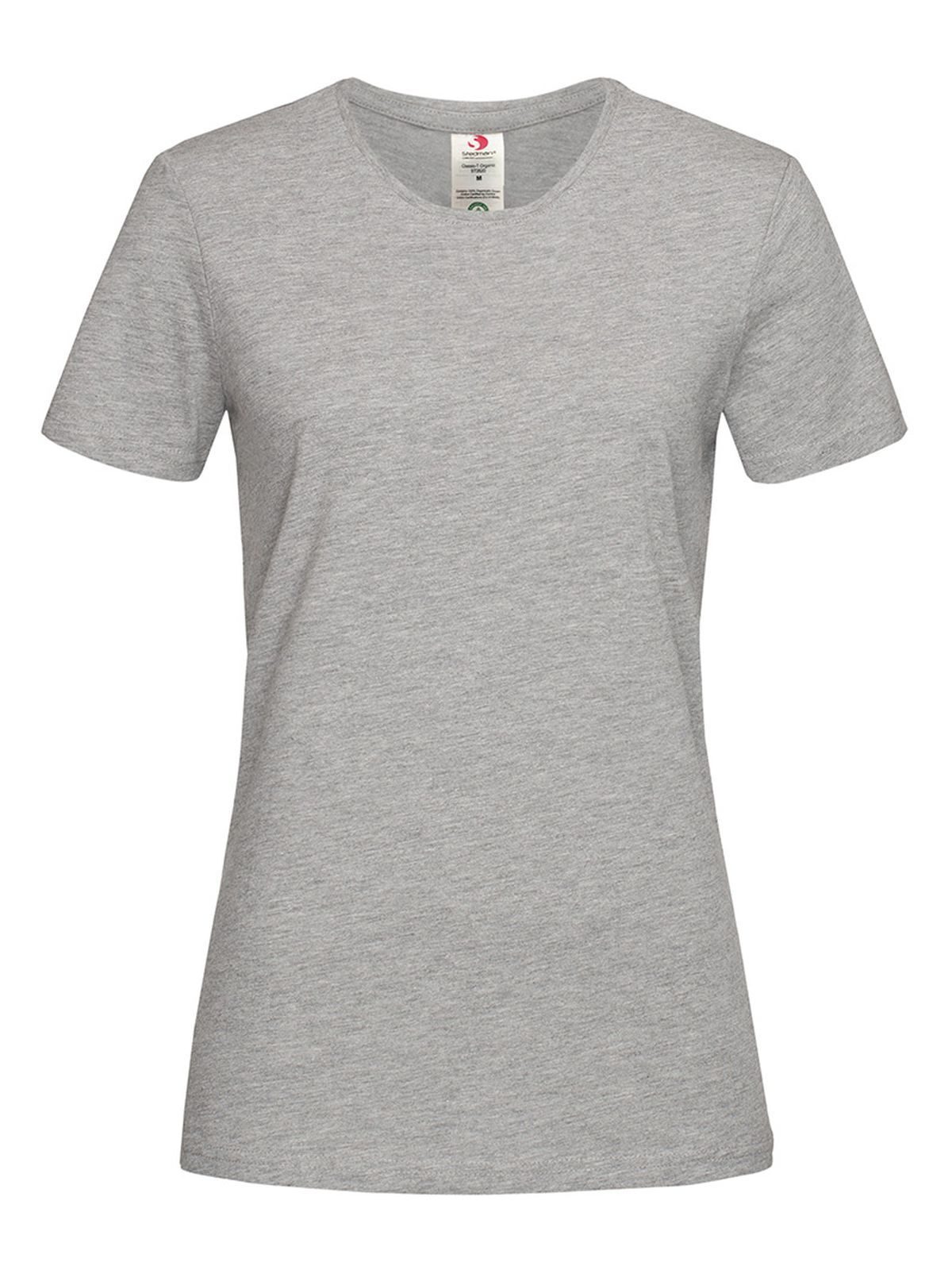 Klassieke T-shirt met organische pasvorm - GYH - Grijze heide