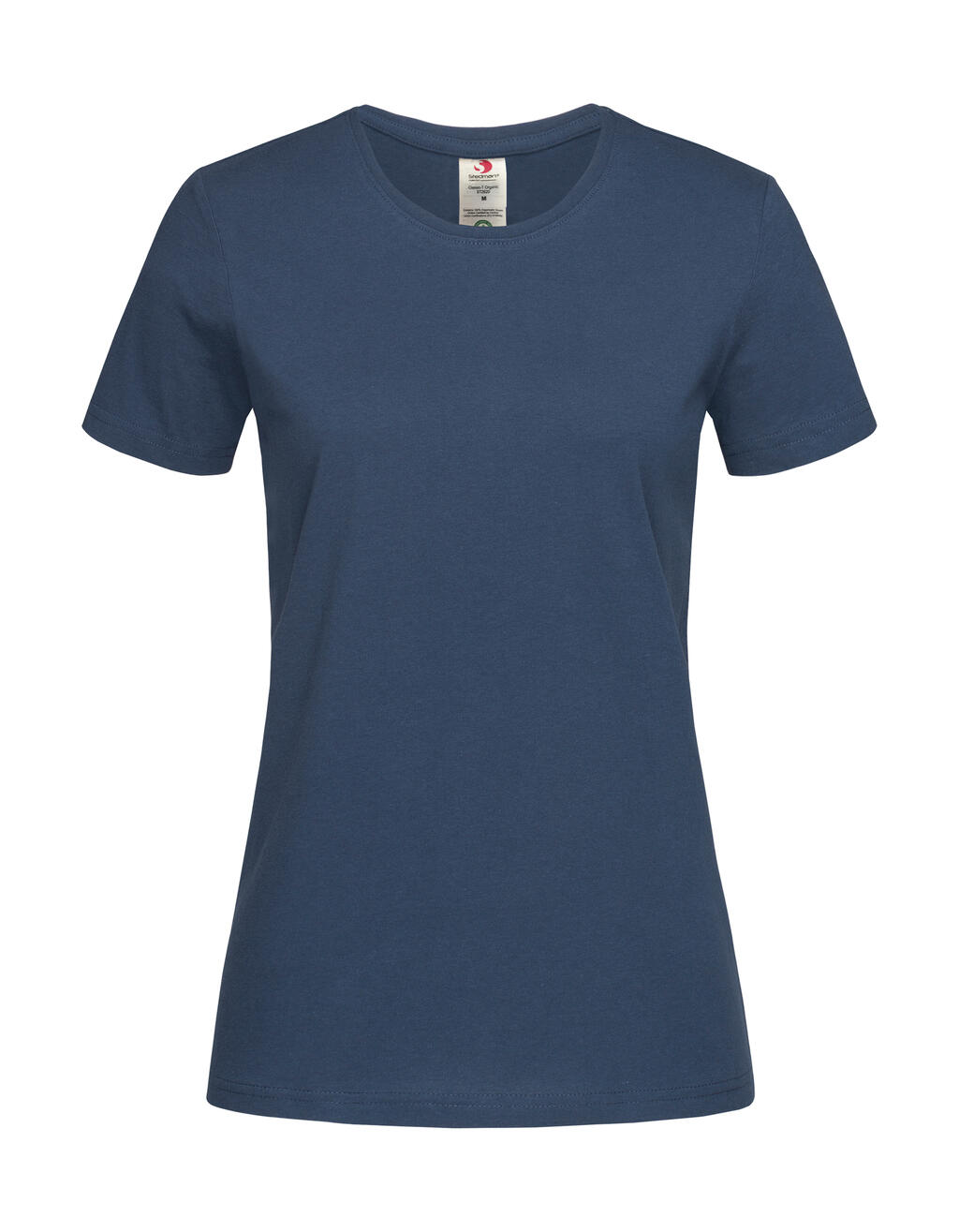 Klassieke T-shirt met organische pasvorm - Marine