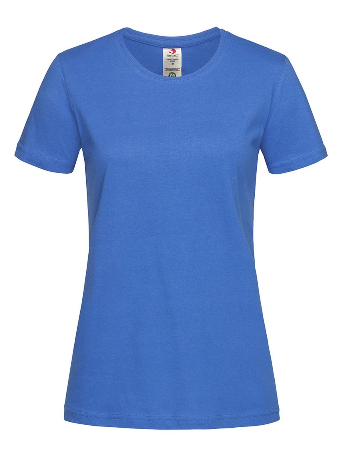 Klassieke T-shirt met organische pasvorm - Helder Koninklijk