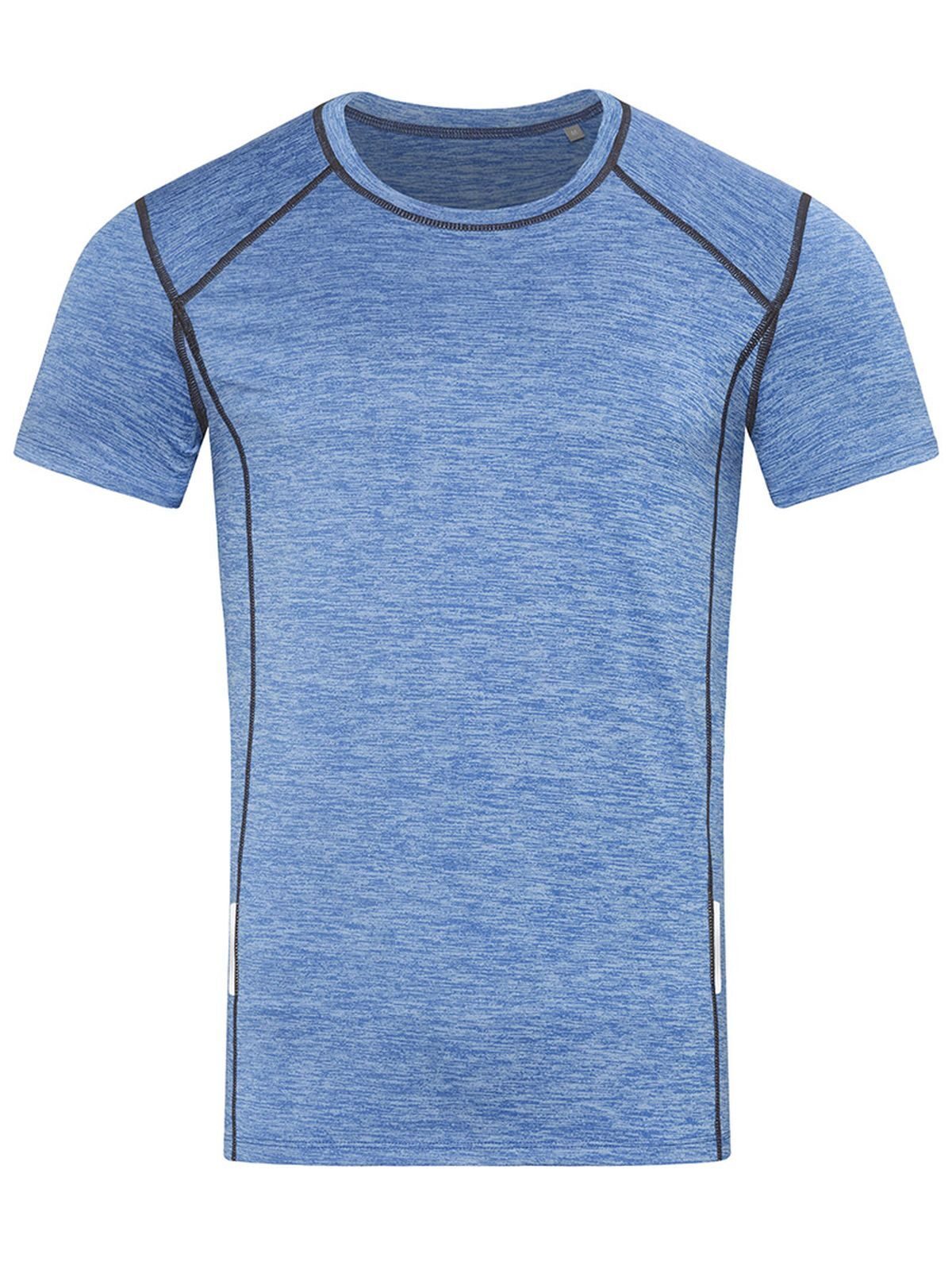 Gerecycled sportshirt Reflect heren - BLH - Blauwe heide