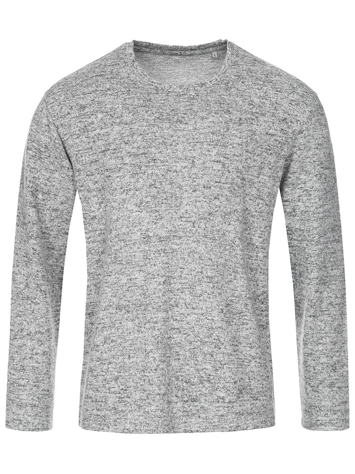 Knit Sweater - LGM - Light gray melange