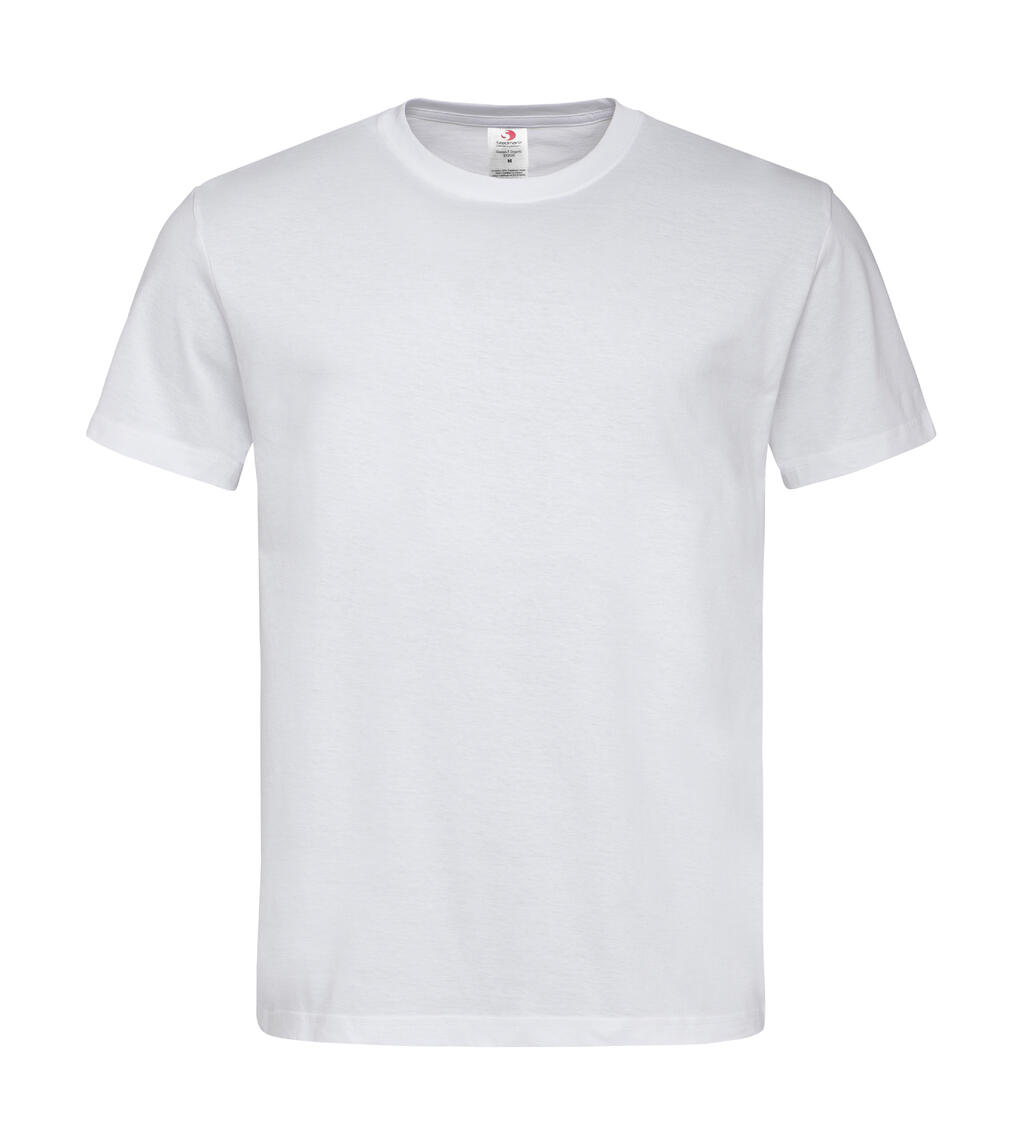 Klassieke T-shirt met ronde hals, biologisch katoen, unisex - WHI - Wit