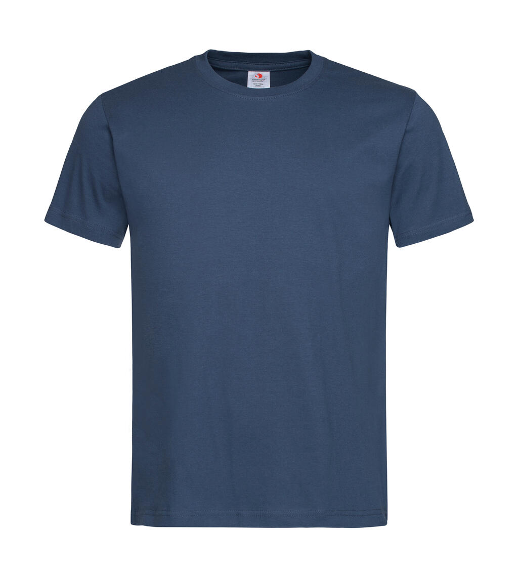 Klassieke T-shirt met ronde hals, biologisch katoen, unisex - Marine