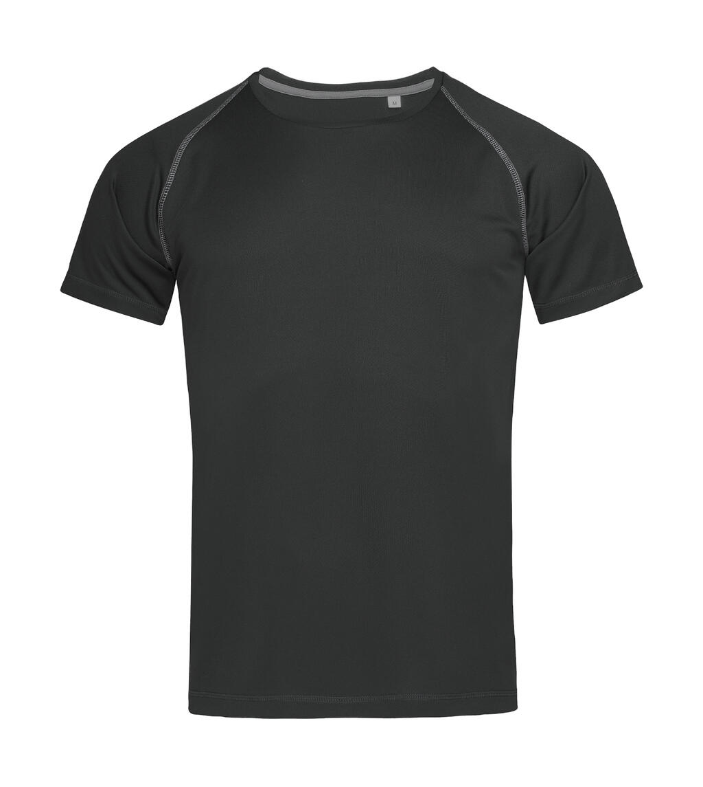 Active 140 Team Raglan men's t-shirt - 102 - Black opal