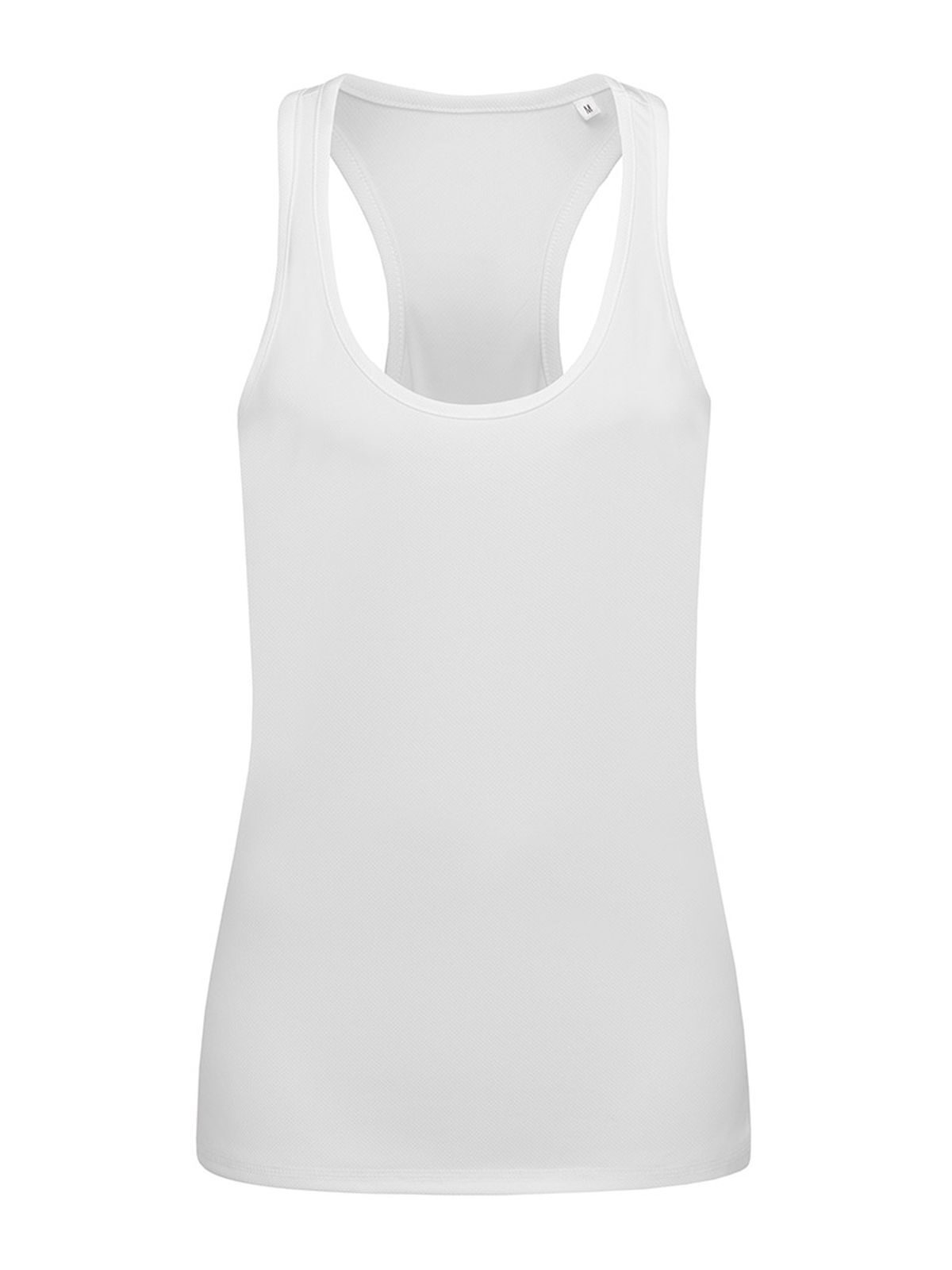 Mesh tanktop voor dames - WHI - Wit