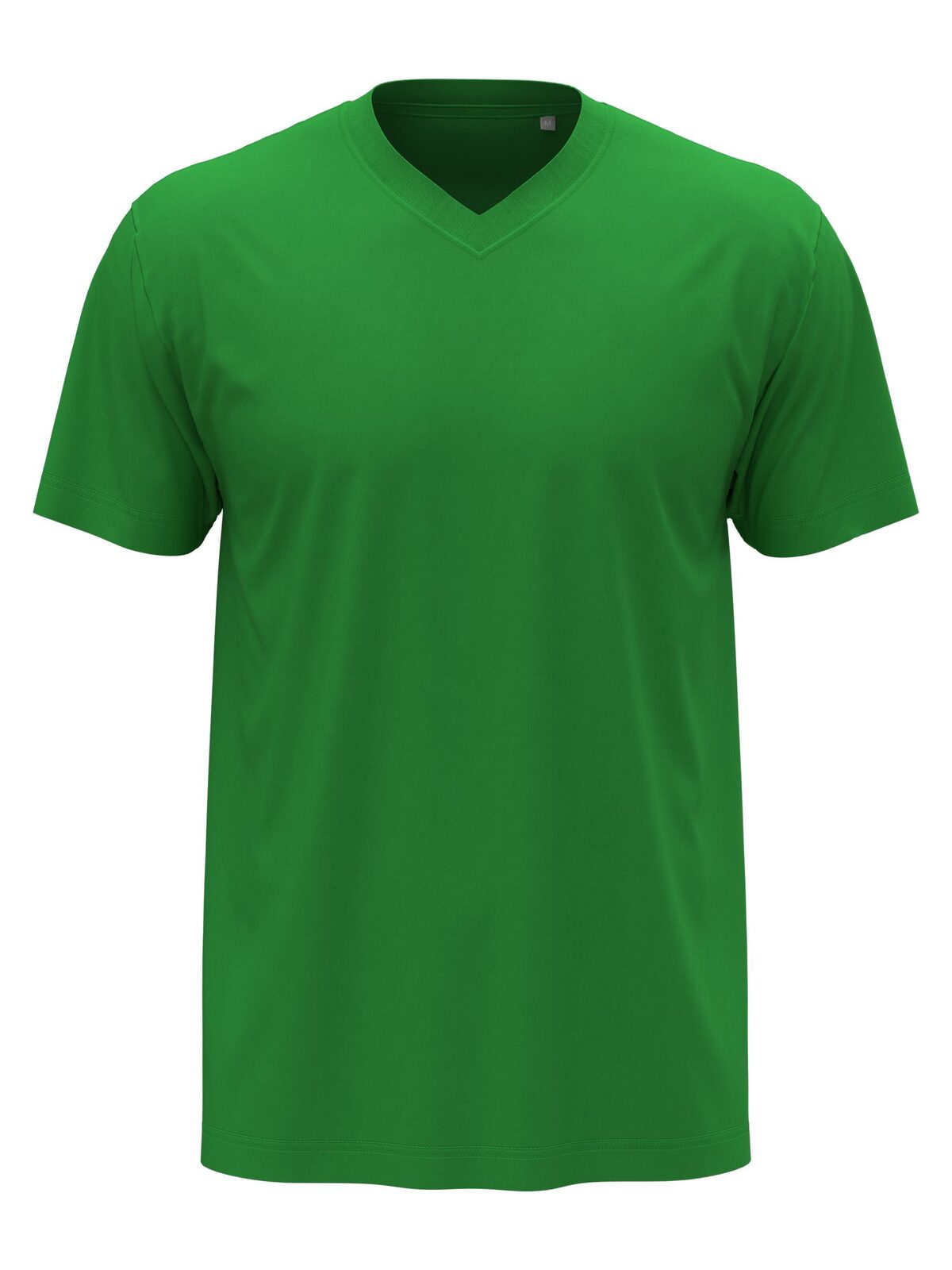 Klassieke T-shirt met V-hals - KEG - Kelly Green