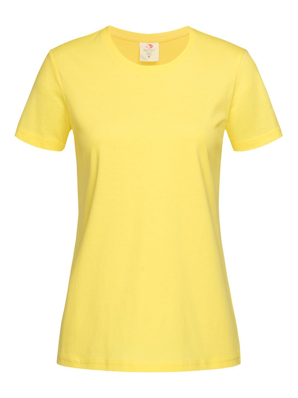 Klassieke T-shirts voor dames - YEL - Geel