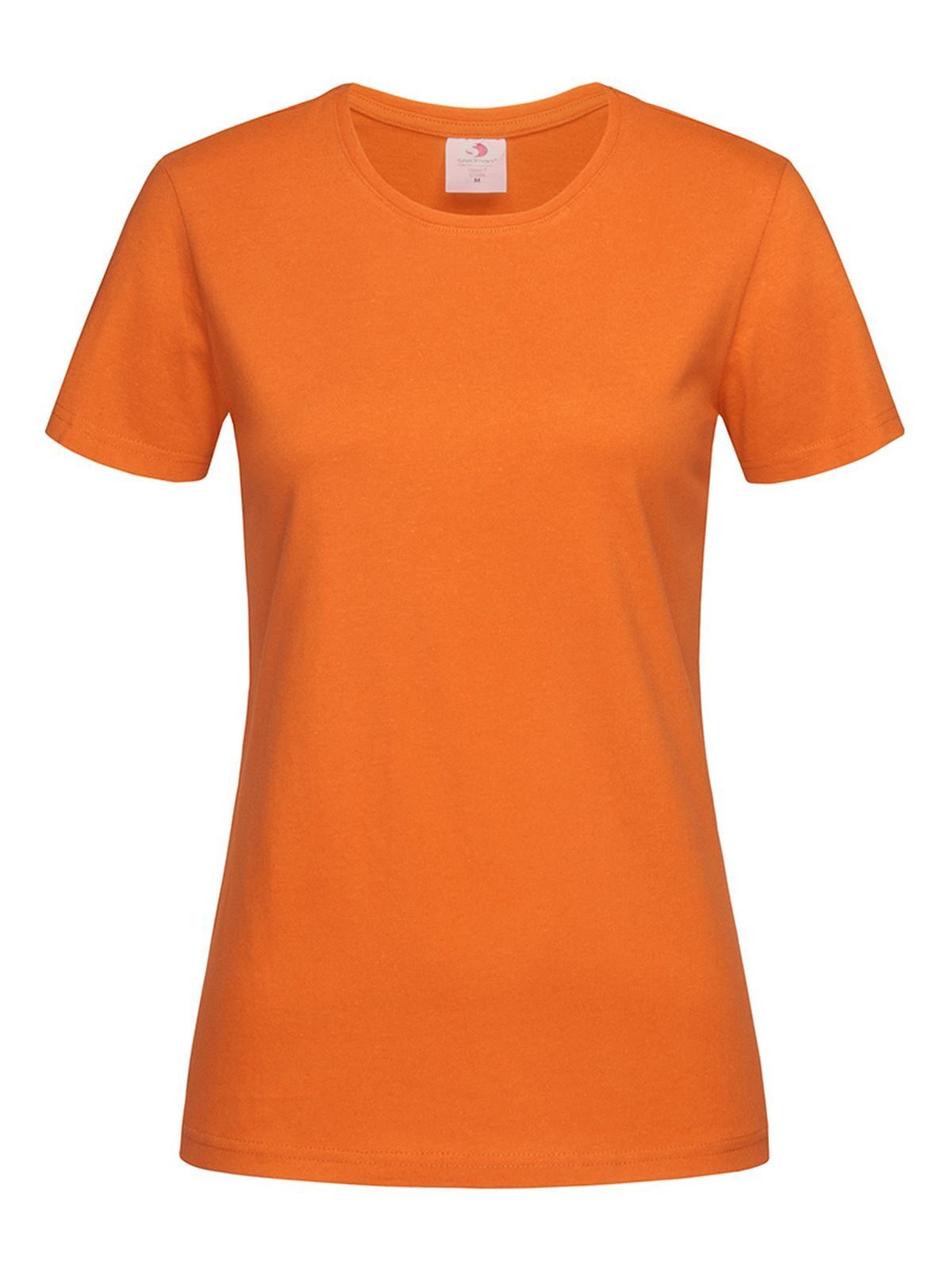 Klassieke T-shirts voor dames - ORA - Oranje