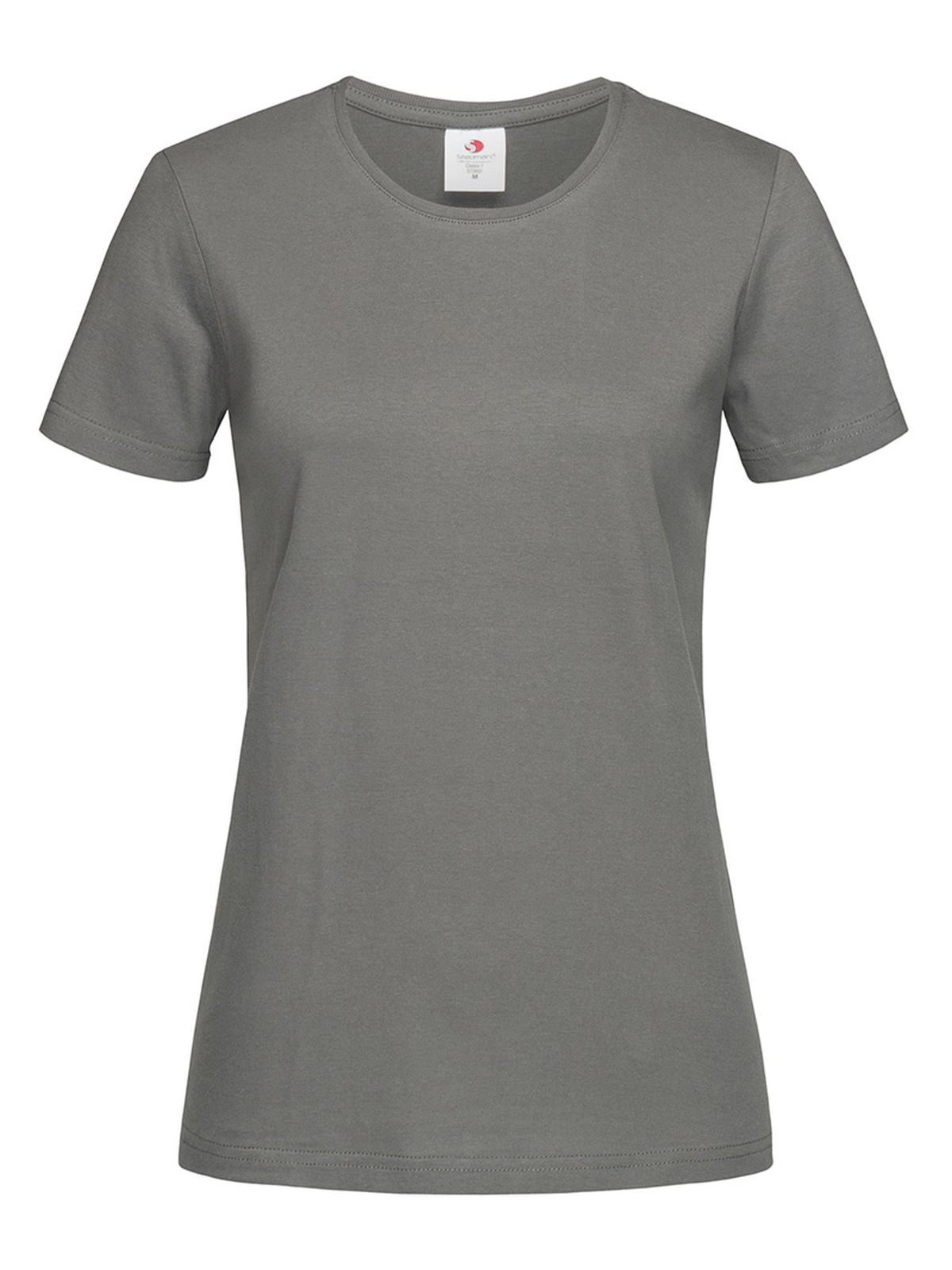 Klassieke T-shirts voor dames - RGY - Echt grijs