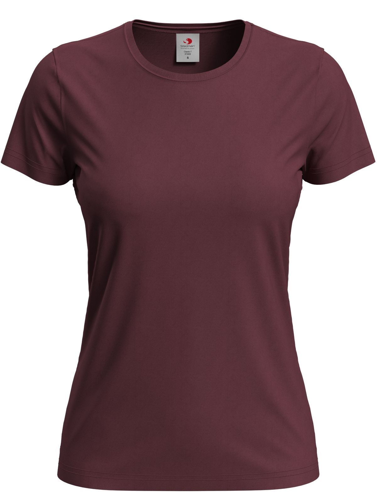 Klassieke T-shirts voor dames - BOD - Bordeaux