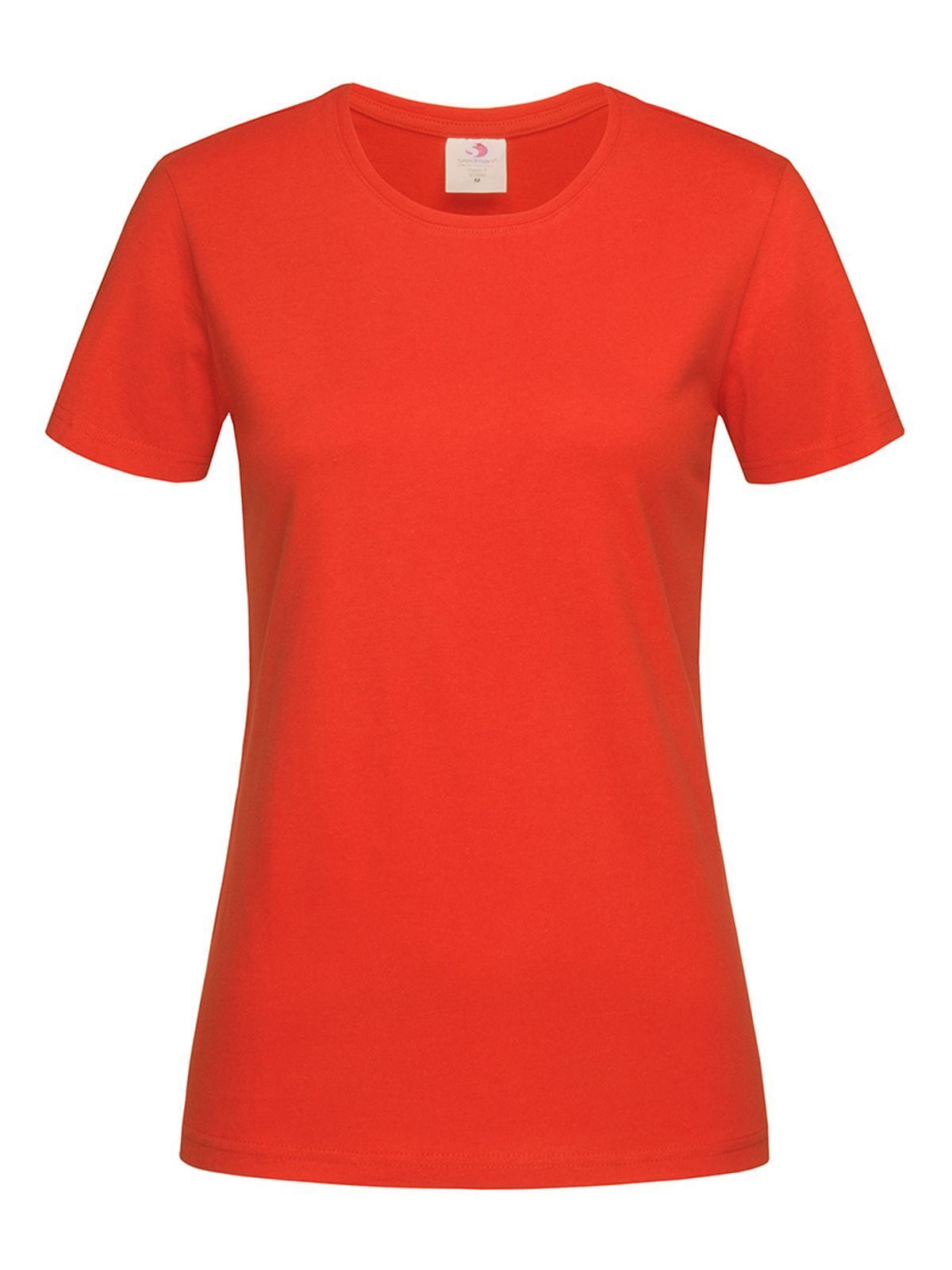 Klassieke T-shirts voor dames - BOR - Helder oranje