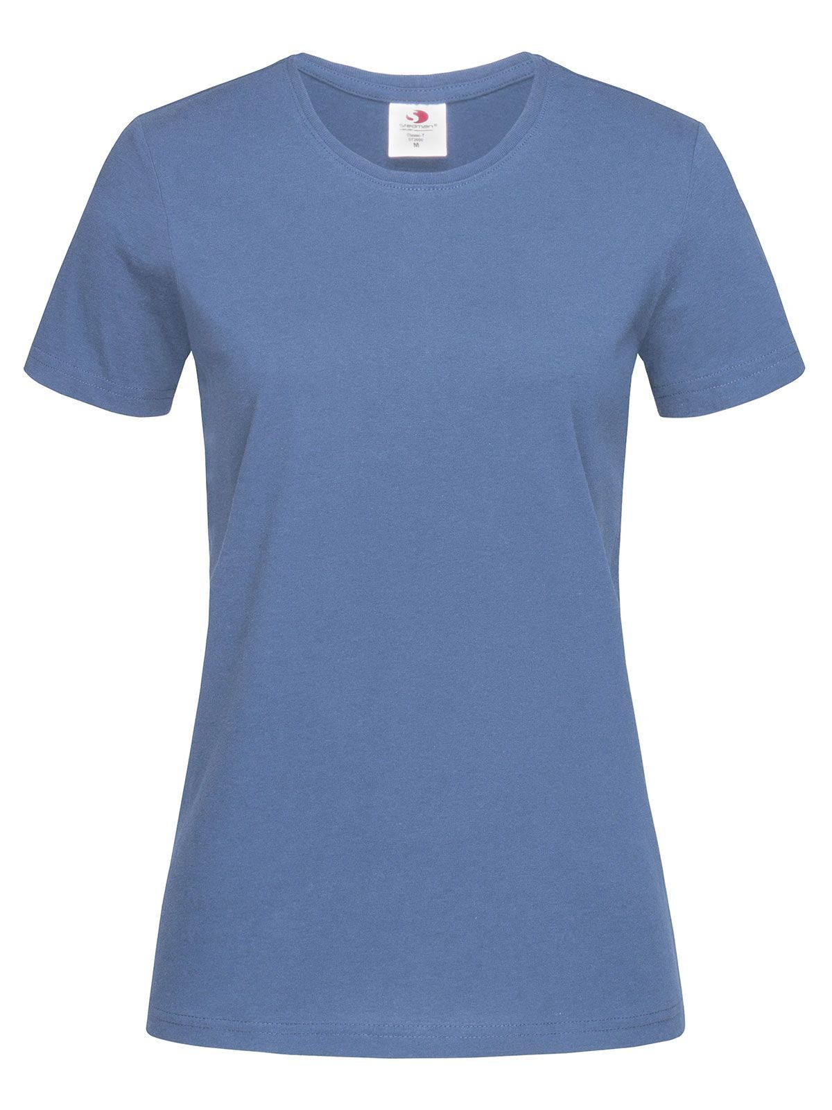 Klassieke T-shirts voor dames - DMB - Denimblauw