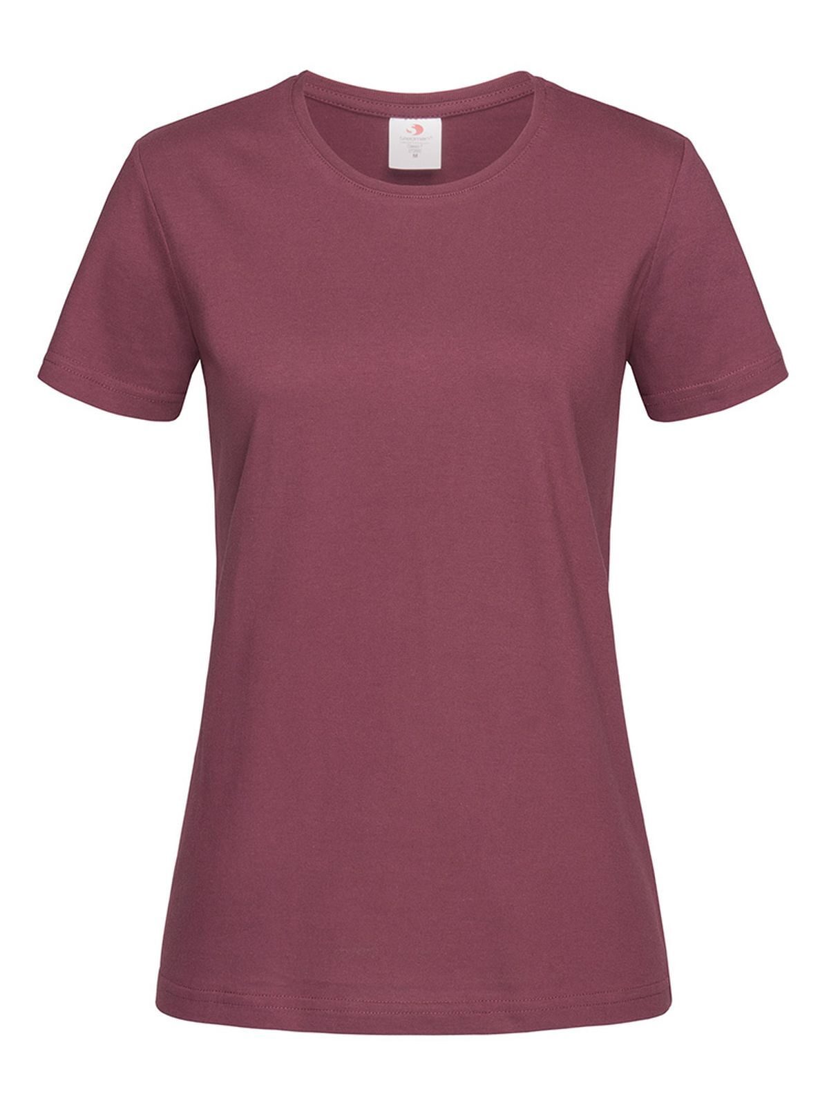 Klassieke T-shirts voor dames - BGR - Bordeauxrood