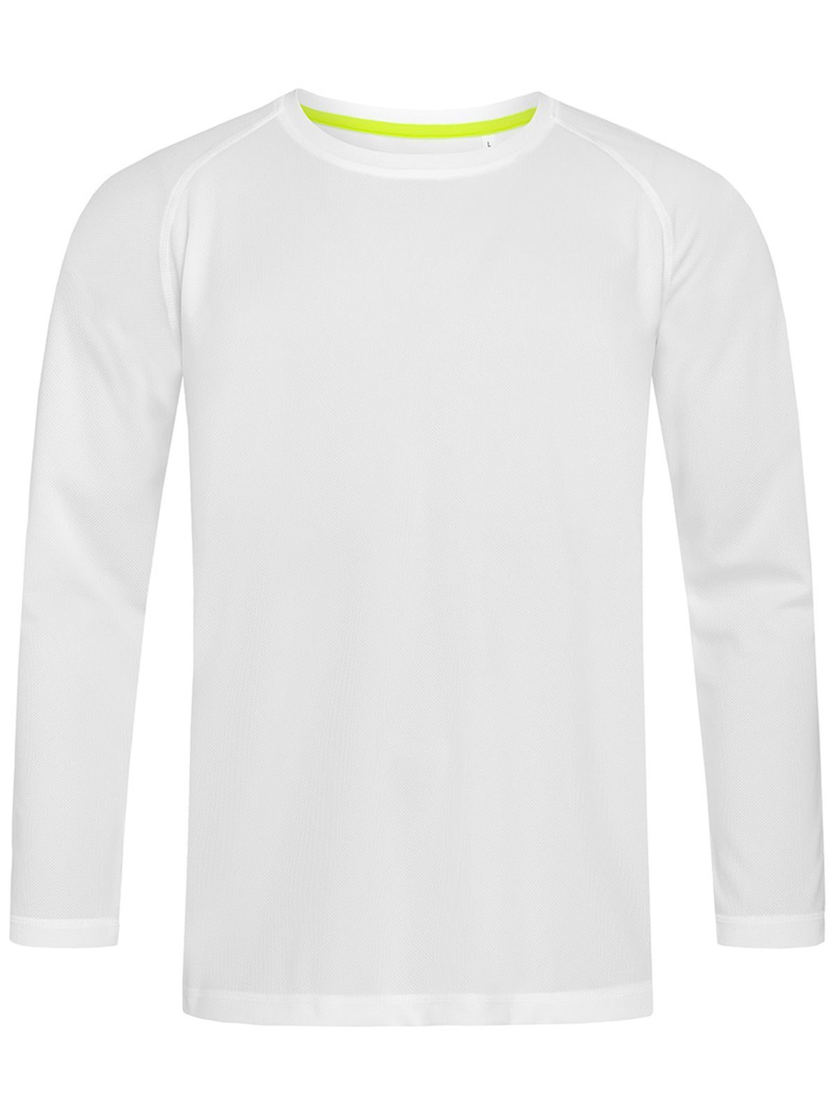 Lange mouwen van mesh - WHI - Wit