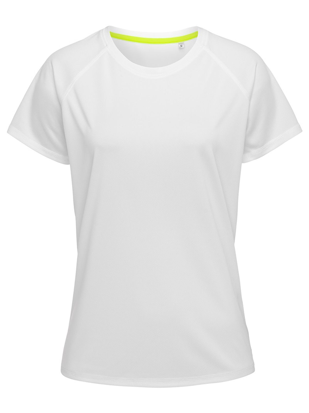 Mesh Raglan Dames - WHI - Wit