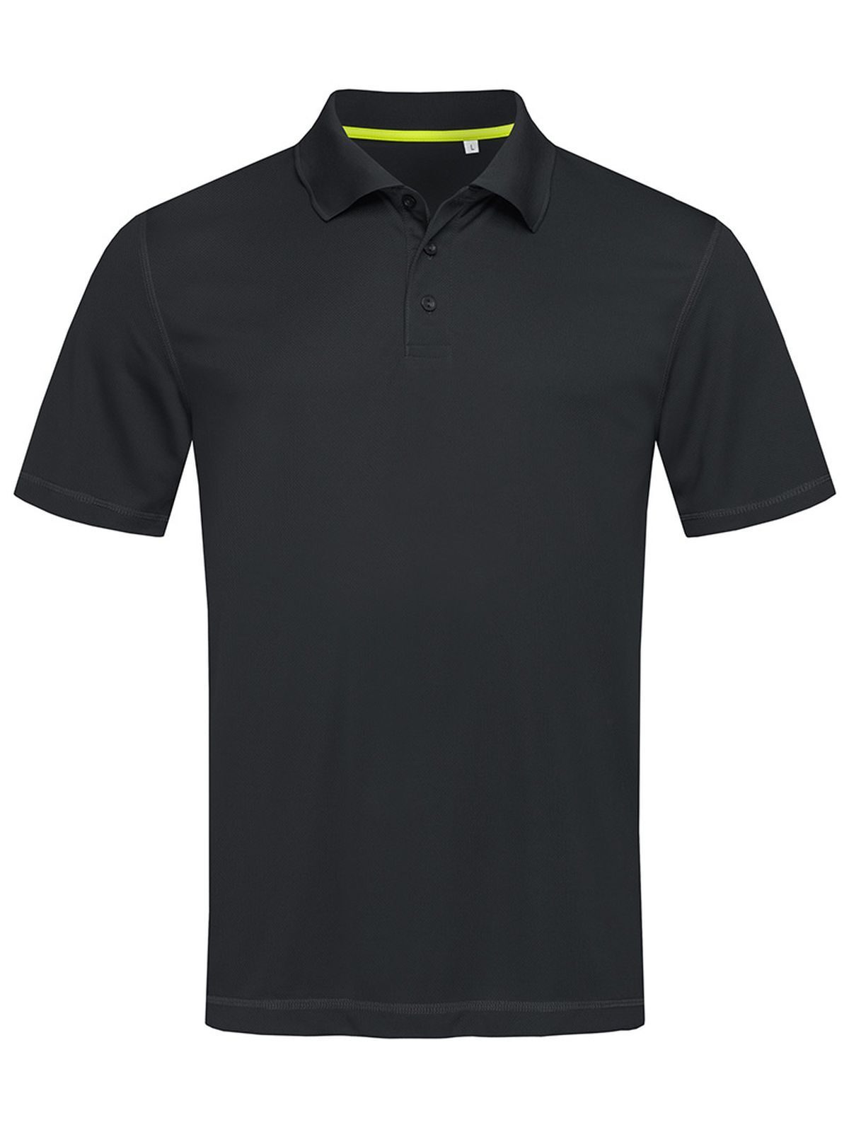 Mesh polo - BLO - Zwarte opaal