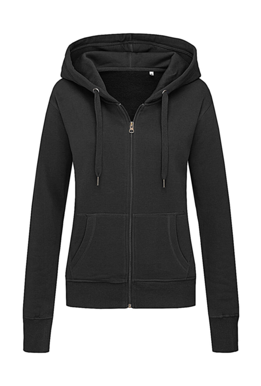 Women's zip-up hoodie - BLO - Black opal