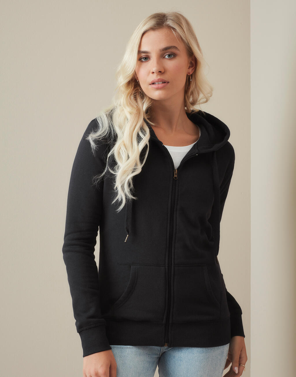 Women's zip-up hoodie