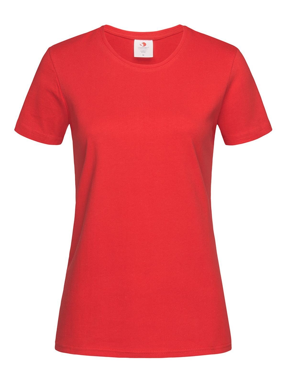 Comfort-T Dames - SRE - Scharlakenrood