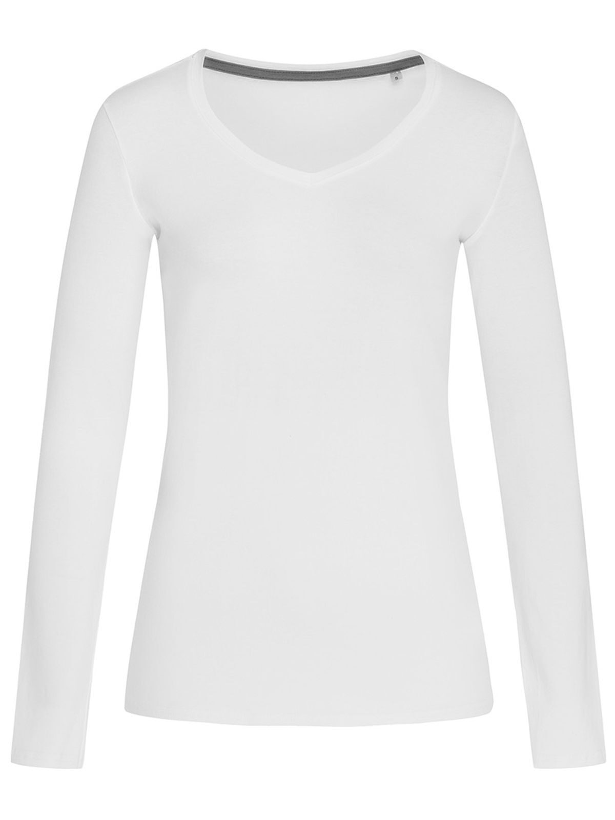 Stretch Long Sleeve Women - WHI - White