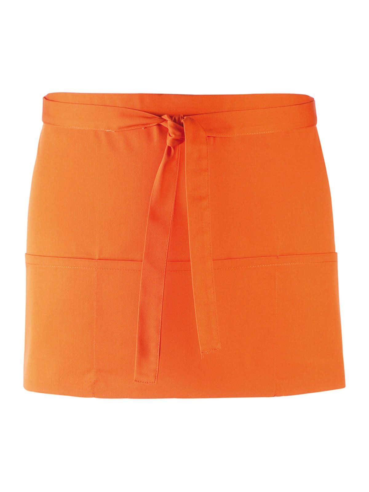 Kleurencollectie 3-zakken schort - ORAN - Oranje