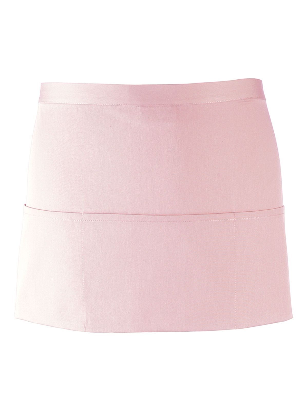 Kleurencollectie 3-zakken schort - PINK - Roze