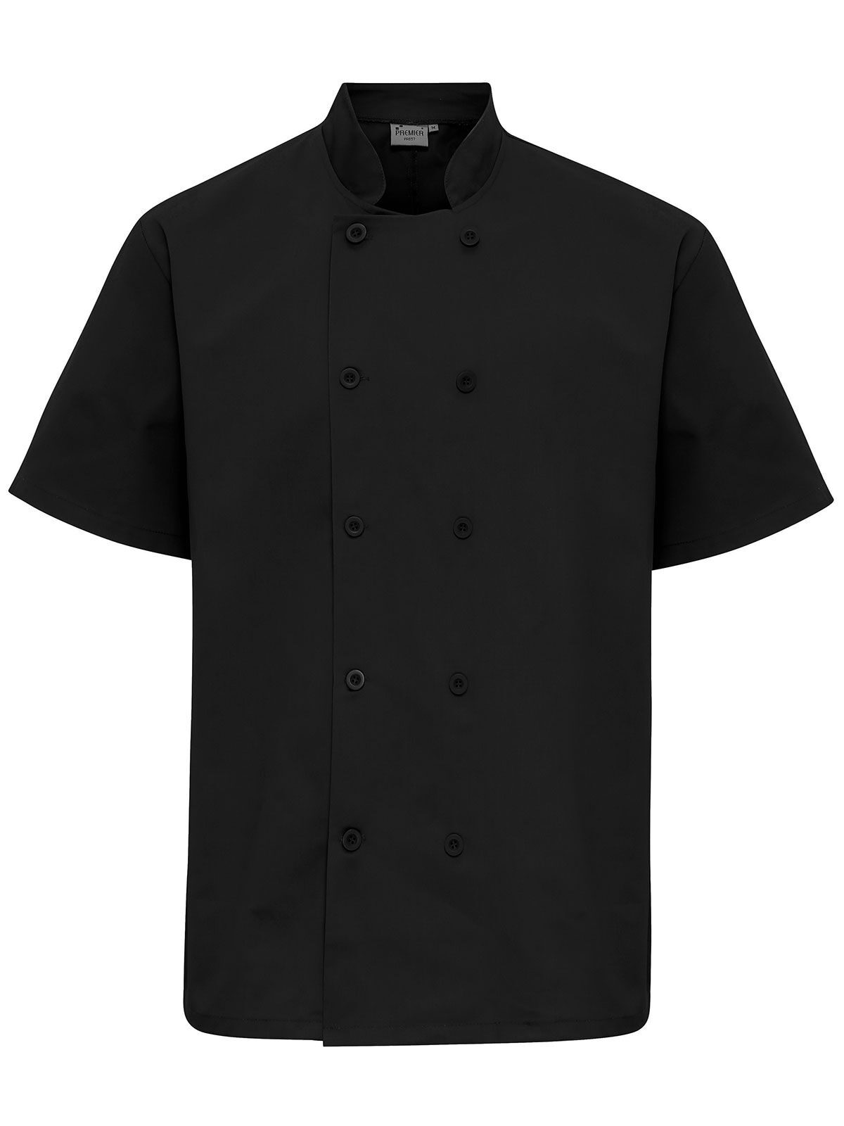 Chefjas met korte mouwen - BLAC - Zwart