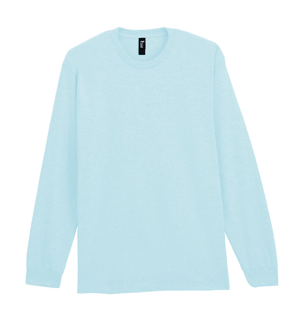 Klassiek piqué-poloshirt voor heren 65/35 - 22G - Chambray