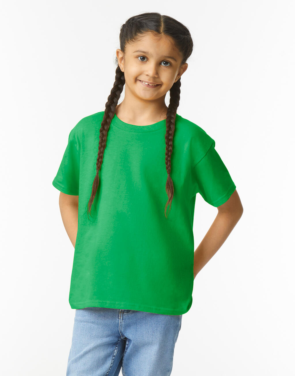 Softstyle® T-shirt voor jongeren - 07F - Ventilator Marinegroen