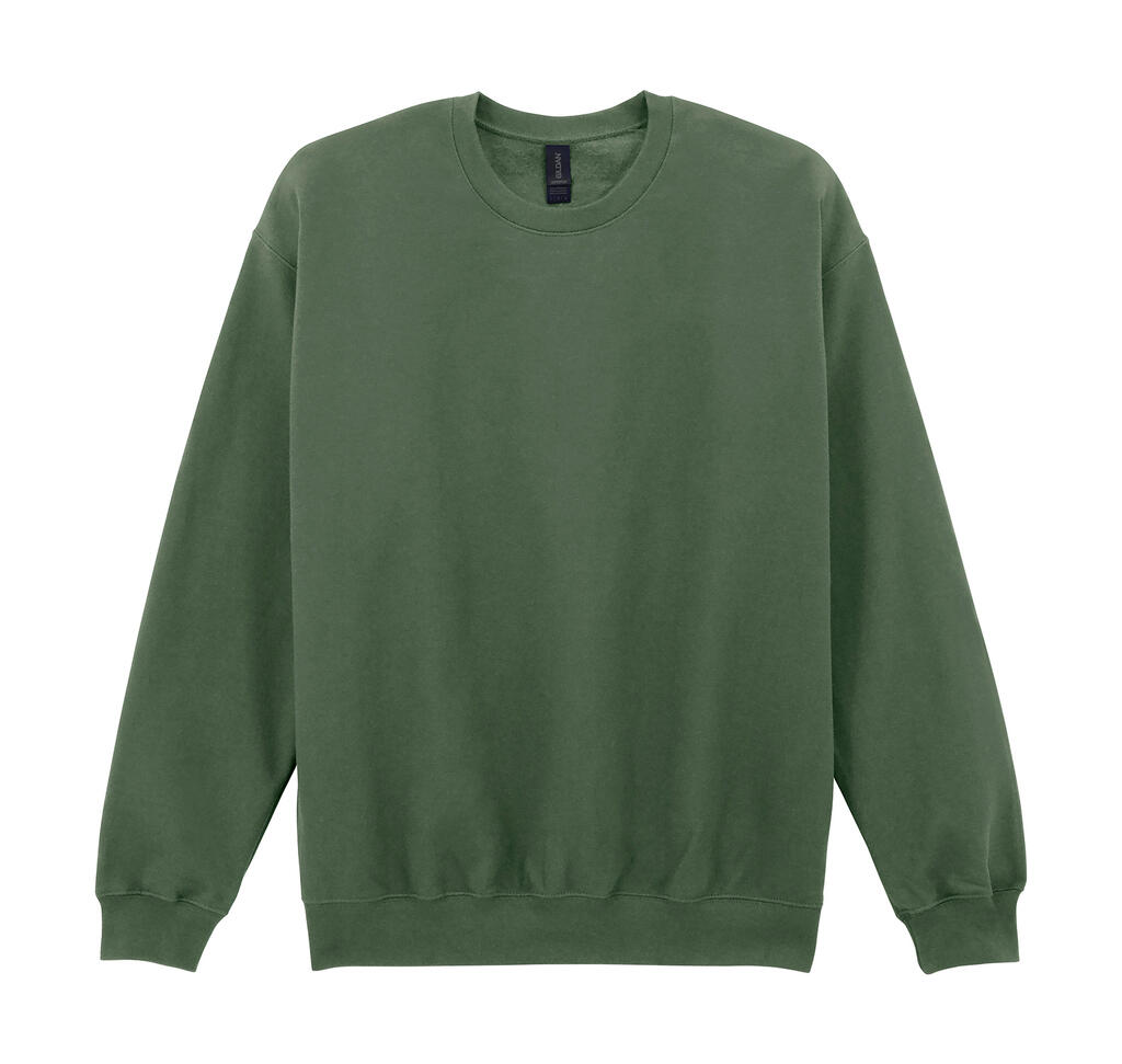 Softstyle® Midweight Fleece Crewneck Sweatshirt voor volwassenen - 106 - Militair groen