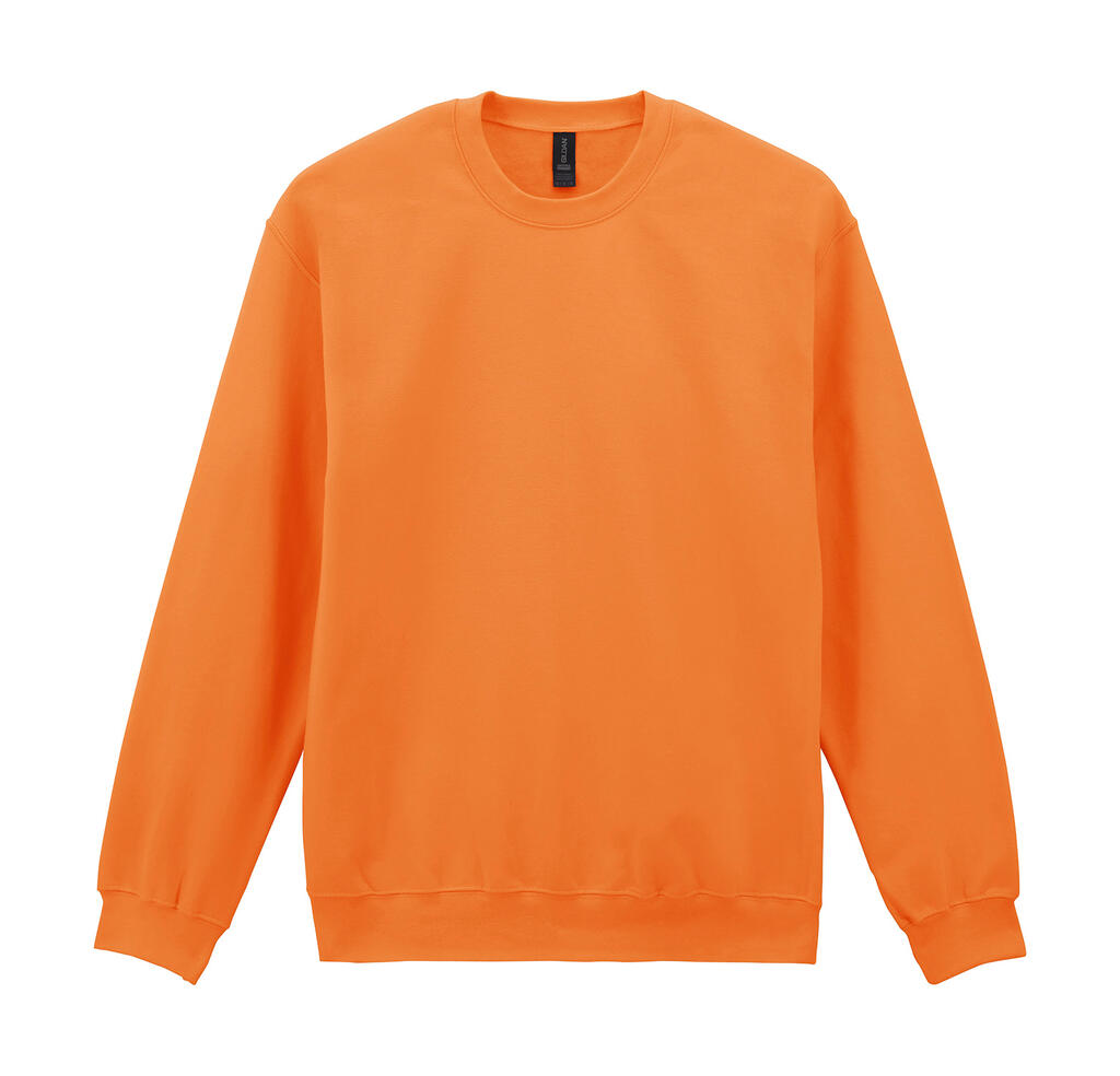 Softstyle® Midweight Fleece Crewneck Sweatshirt voor volwassenen - 35 - Mandarijn