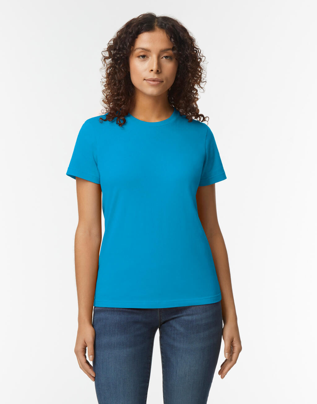 Softstyle® T-shirt voor dames van gemiddelde dikte