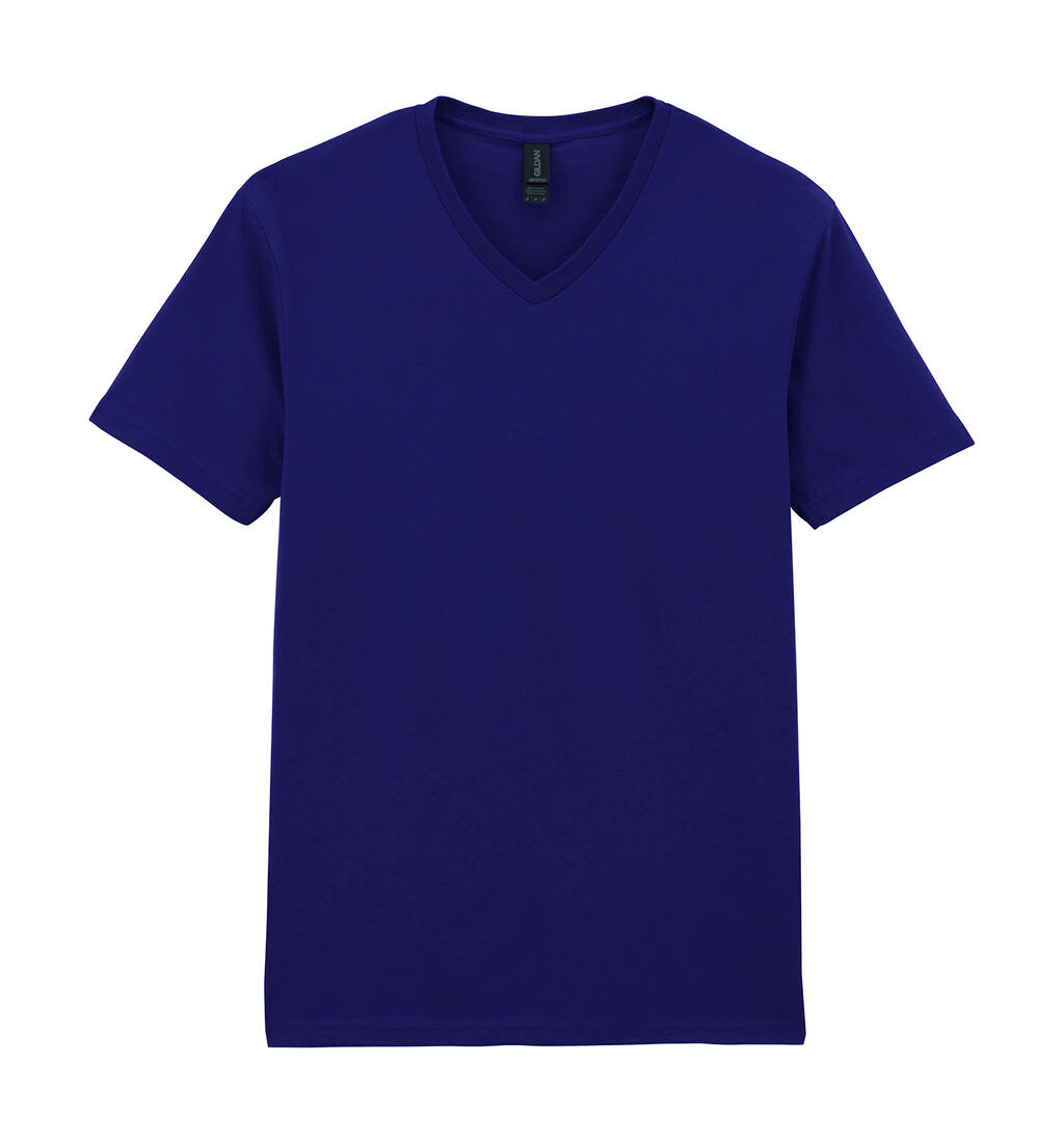 Softstyle® T-shirt met V-hals voor volwassenen - 32 - Marine