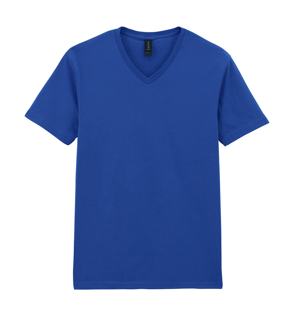 Softstyle® T-shirt met V-hals voor volwassenen - 51 - Koninklijk