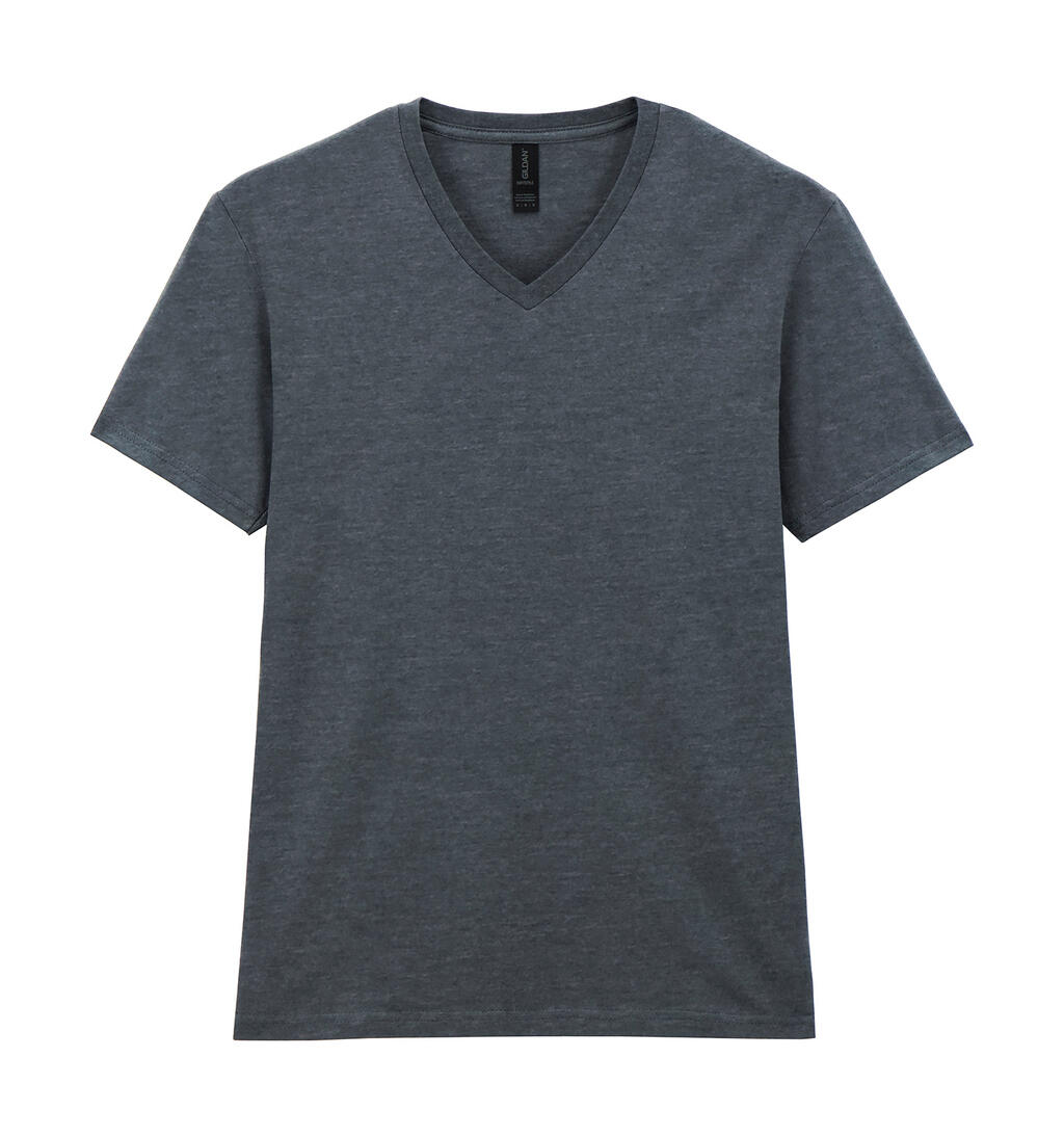 Softstyle® T-shirt met V-hals voor volwassenen - 108 - Donkere heide