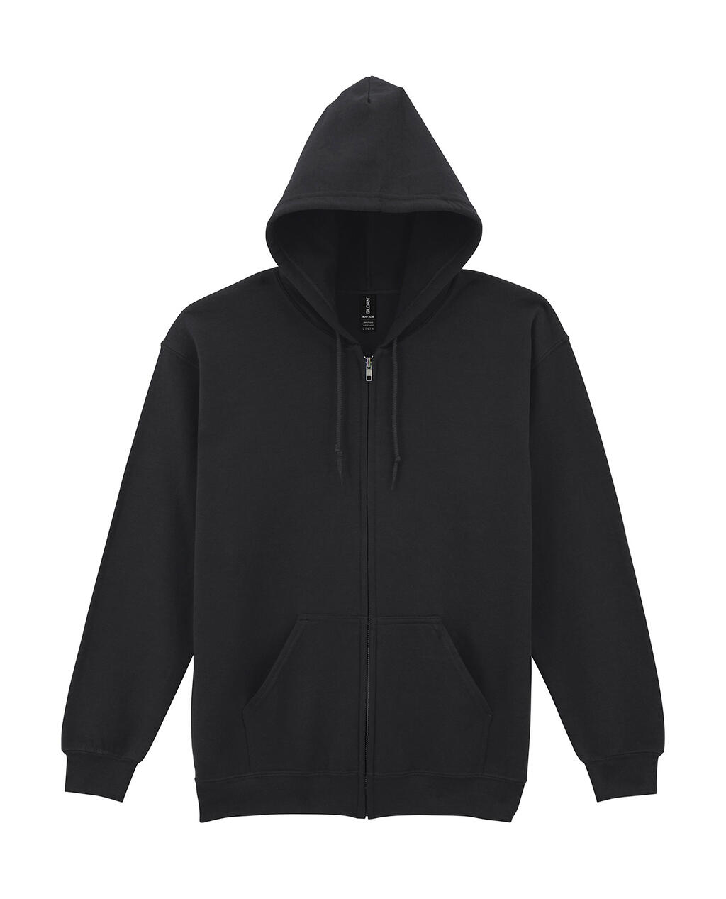 Heavy Blend™ volwassenen hoodie met volledige ritssluiting - 36 - Zwart